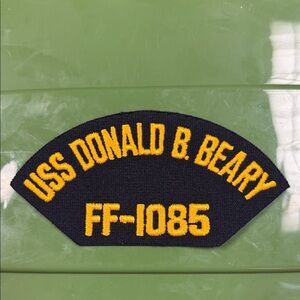 USS Donald B. Beary embroidered naval Patch